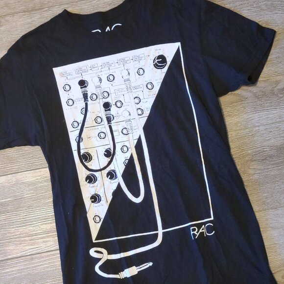 RAC Band Official Merch Black T-shirt with mixer print - Picture 2 of 4